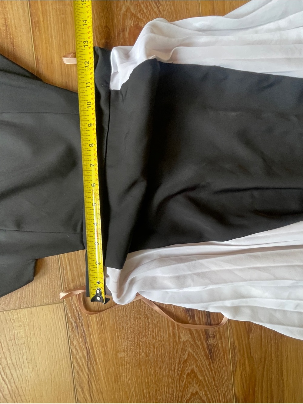 BCBGMaxAzria Brielle Maxi Dress Featuring Side Cutouts and Pleated Chiffon Panel - Picture 7 of 14